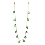 Kerstbal set van 12 Ø 5 cm / 190 cm Groen Glas Kertshanger