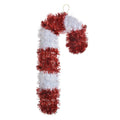 Kerstdecoratie Zuurstok 36 cm Rood Wit Kunststof