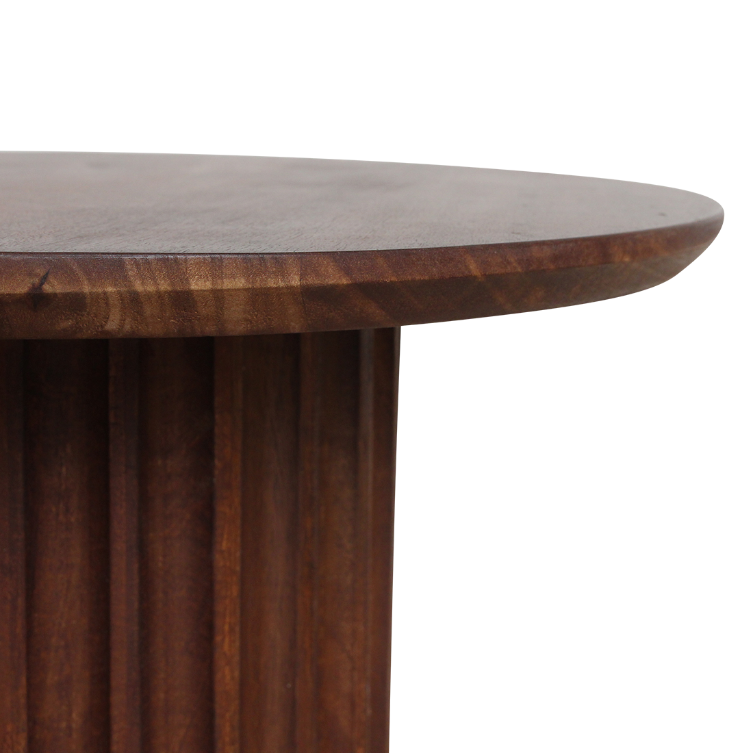 Bullnose bijzettafel bruin 55 cm