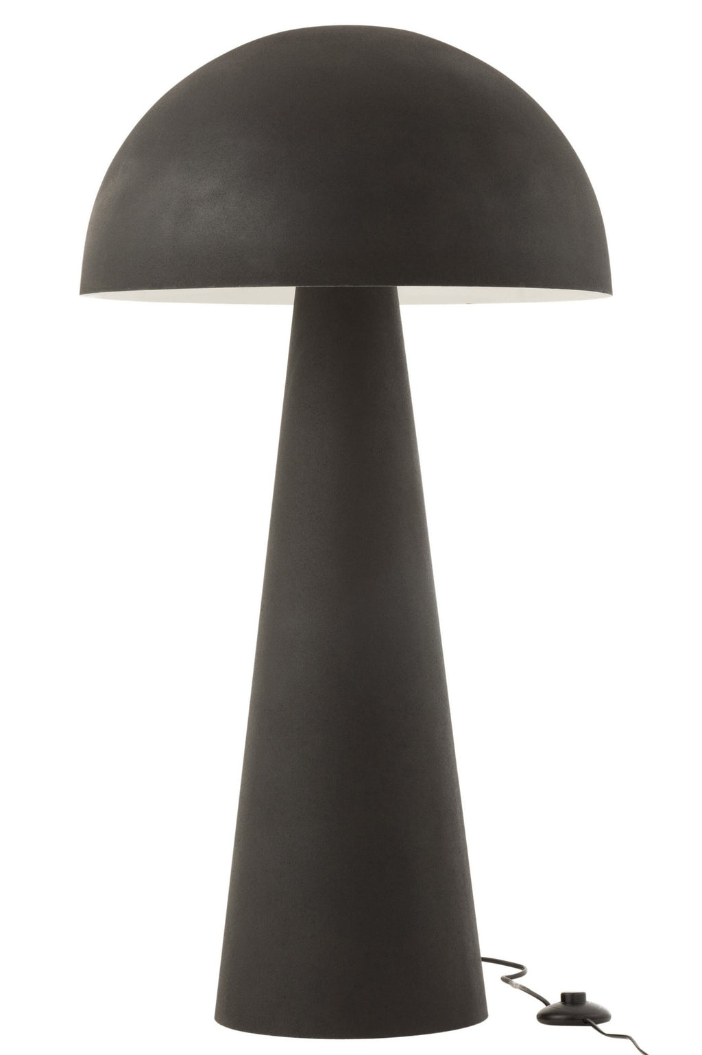 J-Line lamp Paddenstoel - metaal - zwart - extra large
