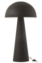 J-Line lamp Paddenstoel - metaal - zwart - extra large
