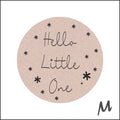 Etiket little one camel - wensetiket - rol van 500