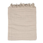Plaid 125x150 cm Beige Katoen Streek Deken