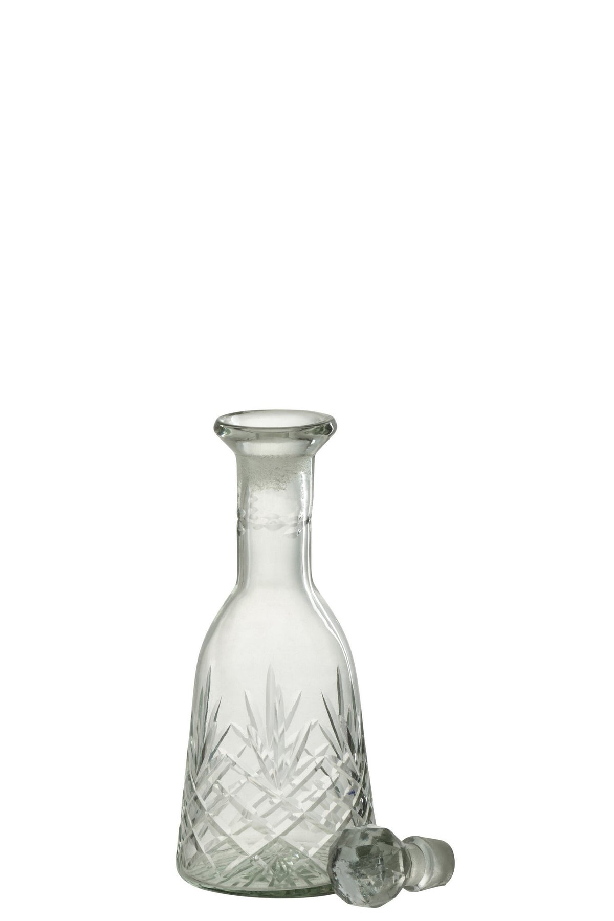 J-Line fles Line - glas - transparant - large