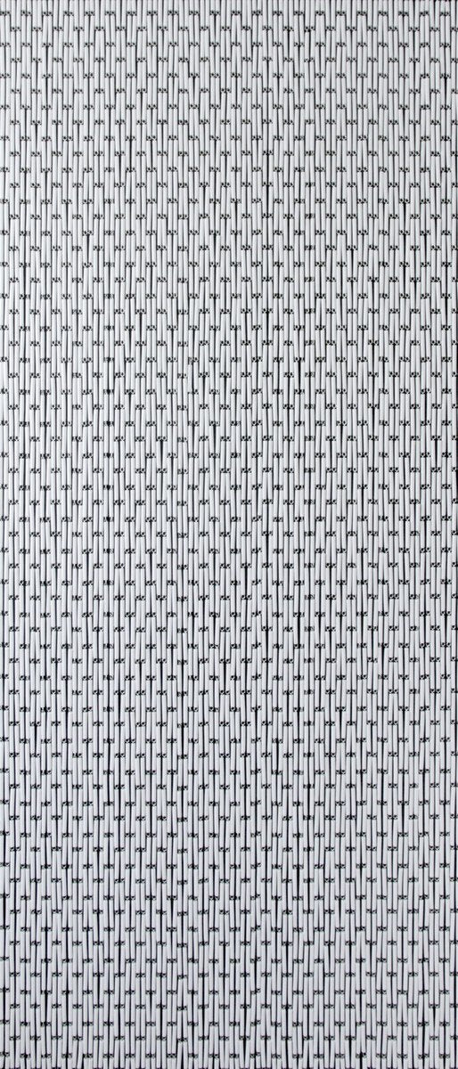 Vliegengordijn Verspringend wit 90x210 cm