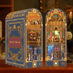 Tonecheer, DIY Book Nook, Spacetime Museum Bookend, TQ133, 26,9x19,3x10,2cm