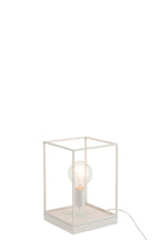 J-Line lamp 1 Rechthoekig Frame - metaal - wit - small