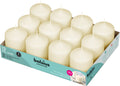 Horeca stompkaarsen 8/6 tray 12 Ivoor