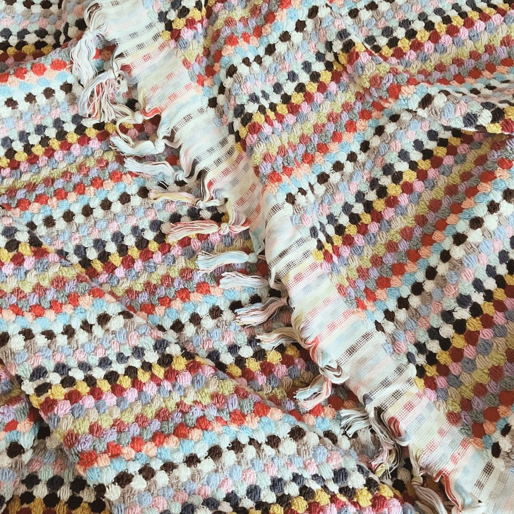 PomPom Handdoek Multicolor
