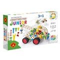 Constructieset Constructor Junior Takelwagen 3 in 1 van hout- 102 onderdelen