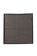 Lycia Square Foulard Black-Beige