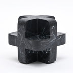 Modern zwart abstract knoopsculptuur decoratief accent voor hedendaagse interieurs