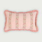 Kussenhoes | Heather Baby Pink Cross Stitch langwerpige kussenhoes van Sanctuary Living