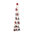 Stoffenhanger adventkalender 38x107x1cm multi