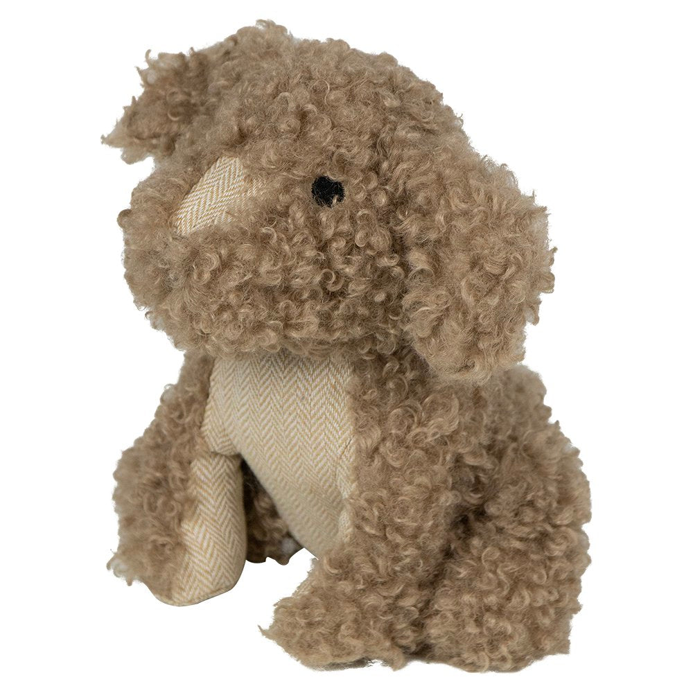 Deurstopper hond krul 21x22x25 cm