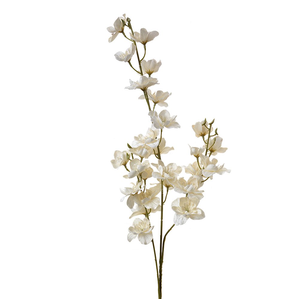 Kunstbloem 110 cm Wit Polyester Kunstplant