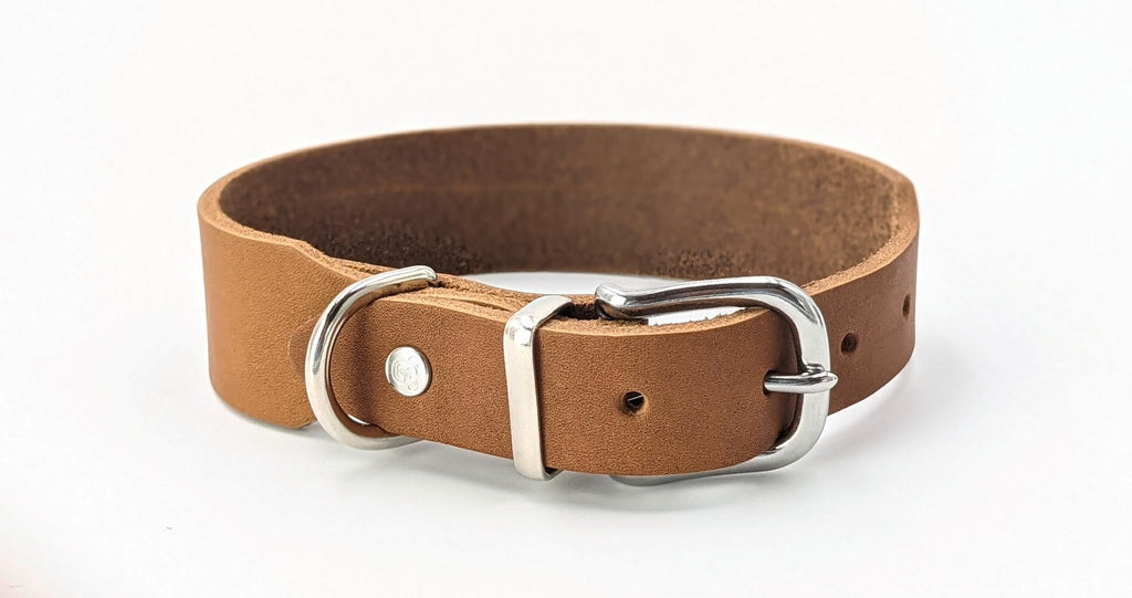 Giro leren halsband voor honden