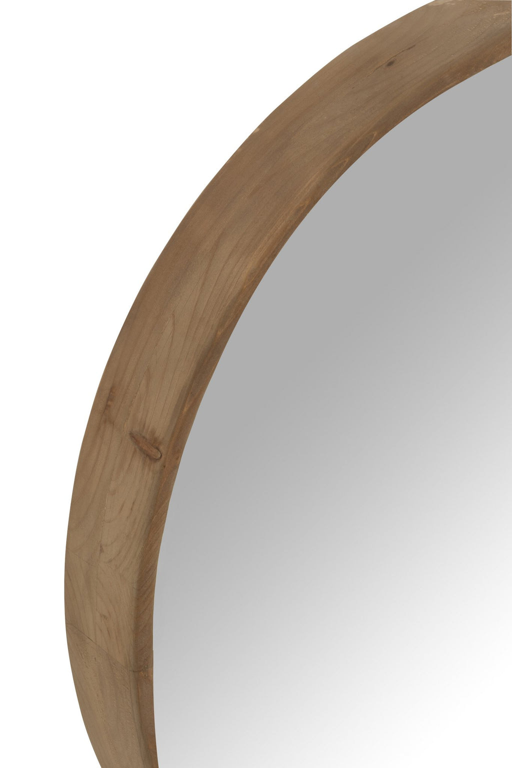 J-Line wandspiegel - hout - lichtbeige - S