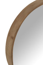 J-Line wandspiegel - hout - lichtbeige - S