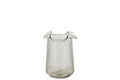 J-Line vaas - glas - transparant - small