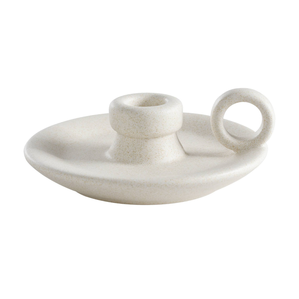 Kandelaar Betsiaka Beige 13x13x4cm