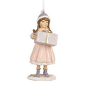 Kersthanger Kind 11 cm Roze Kunststof