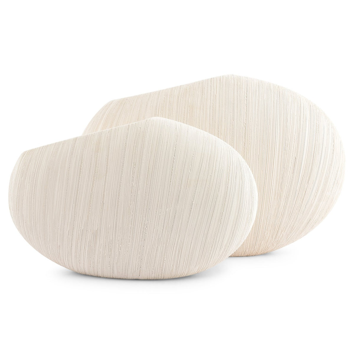 Vaas 43xH27,5cm beige Vico