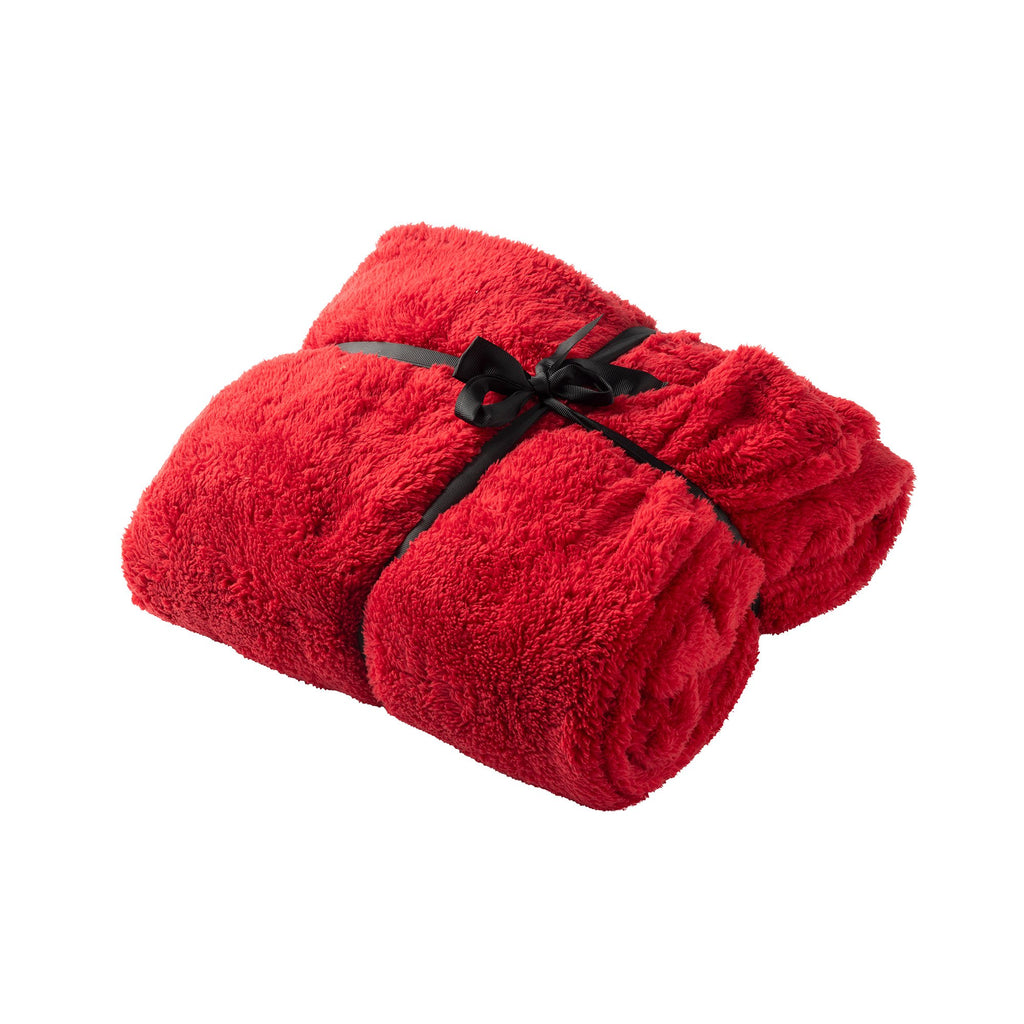 Textino X-MAS - Hoodie 70x110 cm - Volwassenen - Hoodiedeken - Kerstmis - Fietsen Rood - Rood