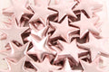 Polyresin sterren 48 st 4cm roze mix