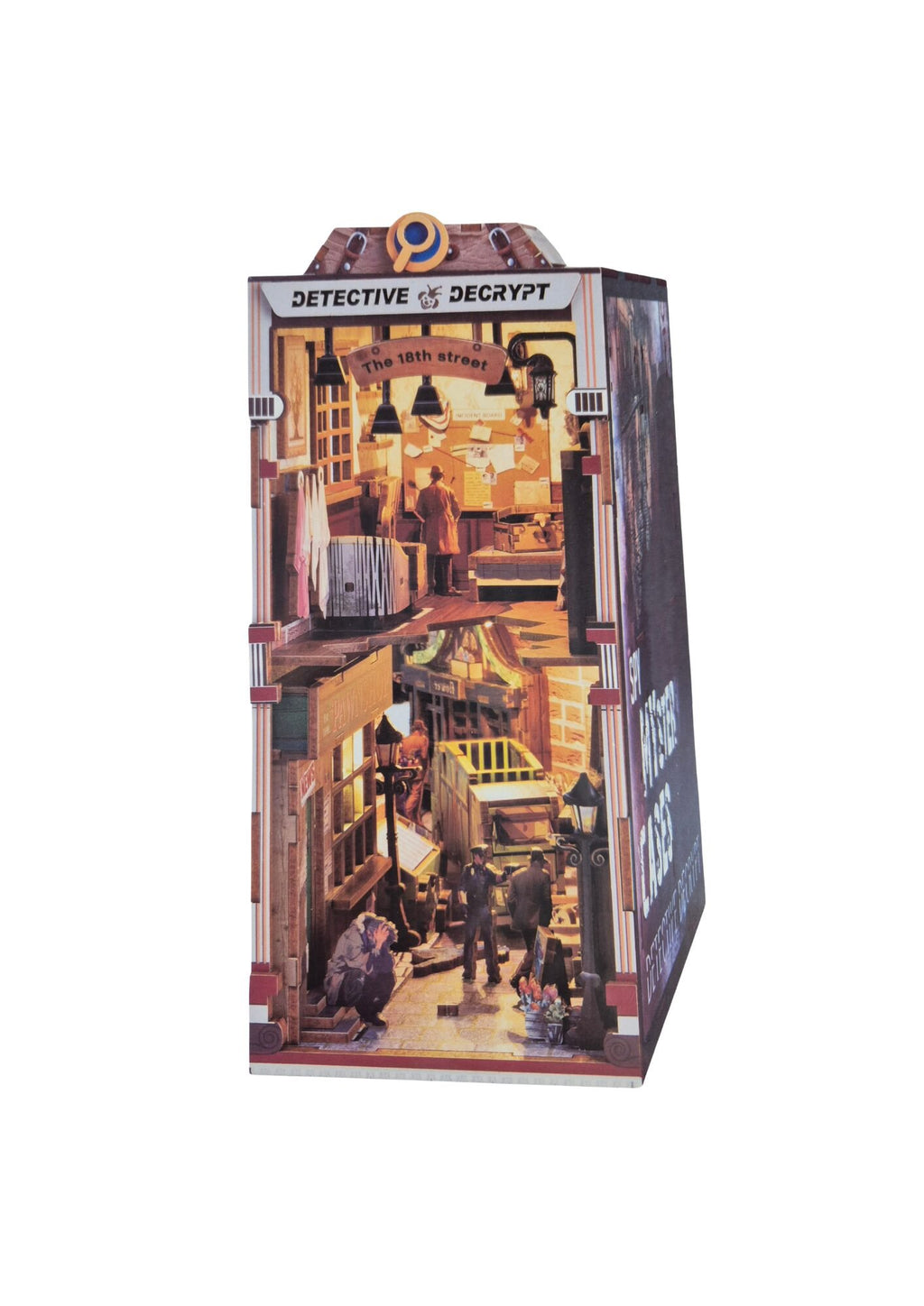 Inspirebox, 3D Booknook, Detective Decrypt, BE011991, 19,5x10x22,8 cm