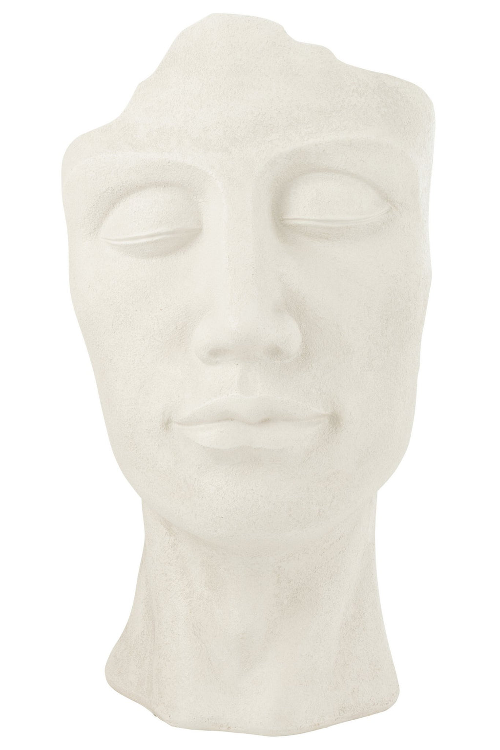 J-Line bloempot David - keramiek - wit - large - Ø 36 cm