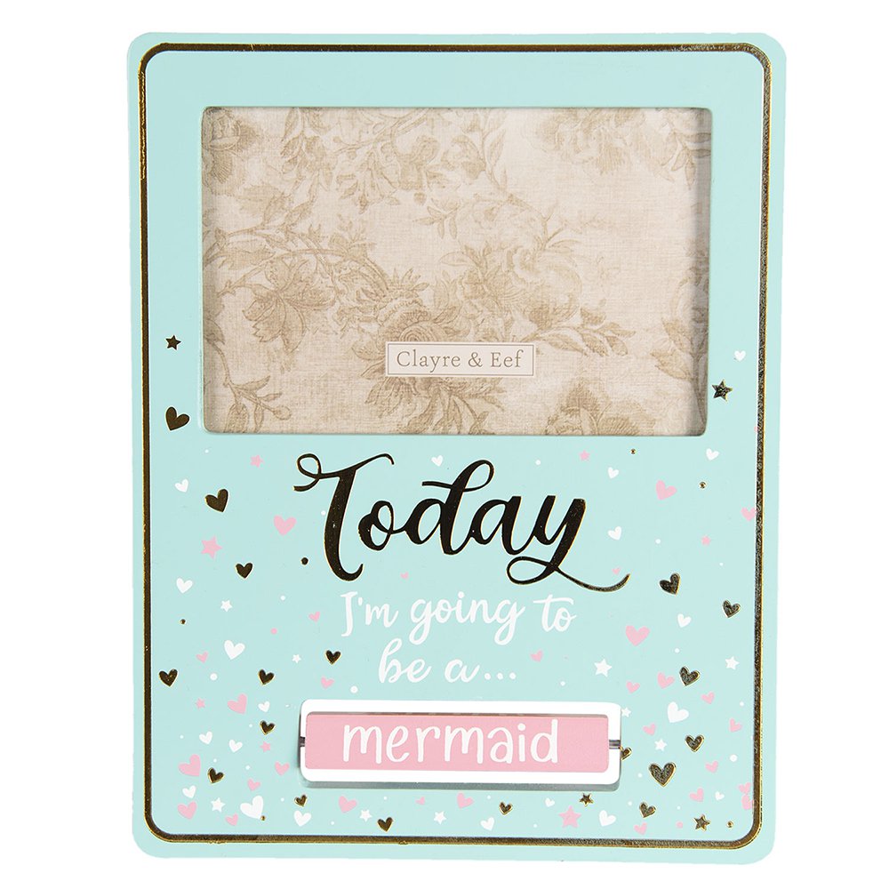 Fotolijst 15x10 cm Turquoise Hout Fotokader