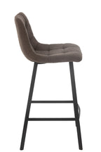 J-Line Barstoel Kent Metaal/Polyester Bruin