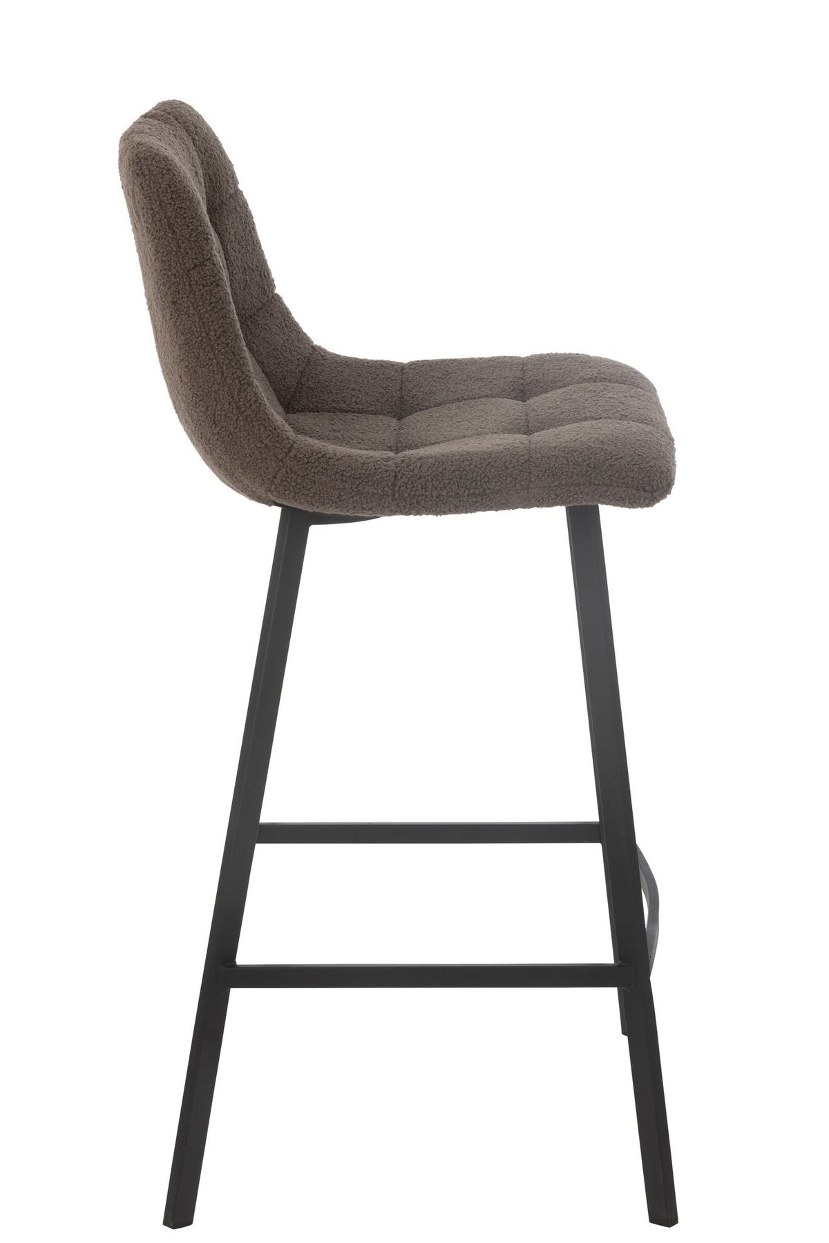 J-Line Barstoel Kent Metaal/Polyester Bruin