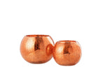J-Line windlicht Bal Craquelé - glas - goud - large
