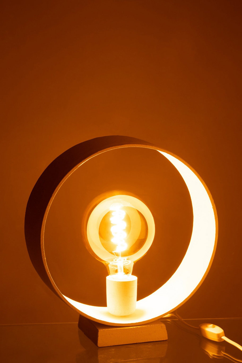 J-Line lamp Cirkel - staal - wit