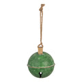 Kerstdecoratie Beeld Bel Ø 16x18 cm Groen Metaal