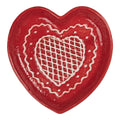 Dinerbord Gingerbread house 17x17x3 cm Rood Keramiek