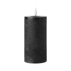 LED Kaars Leskino Zwart 15x8cm