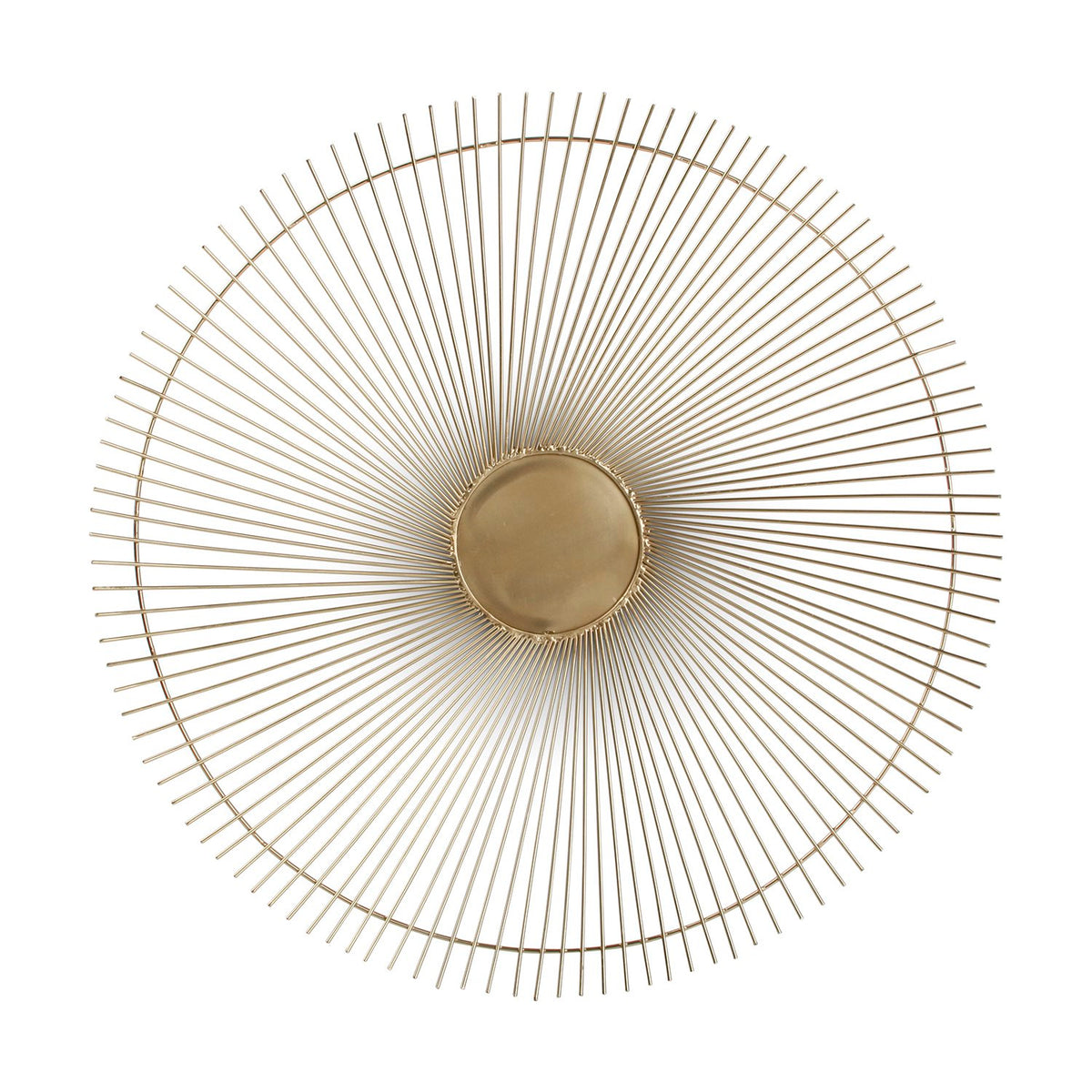 Draadmand 53xH5cm goud Gedraaide Iris