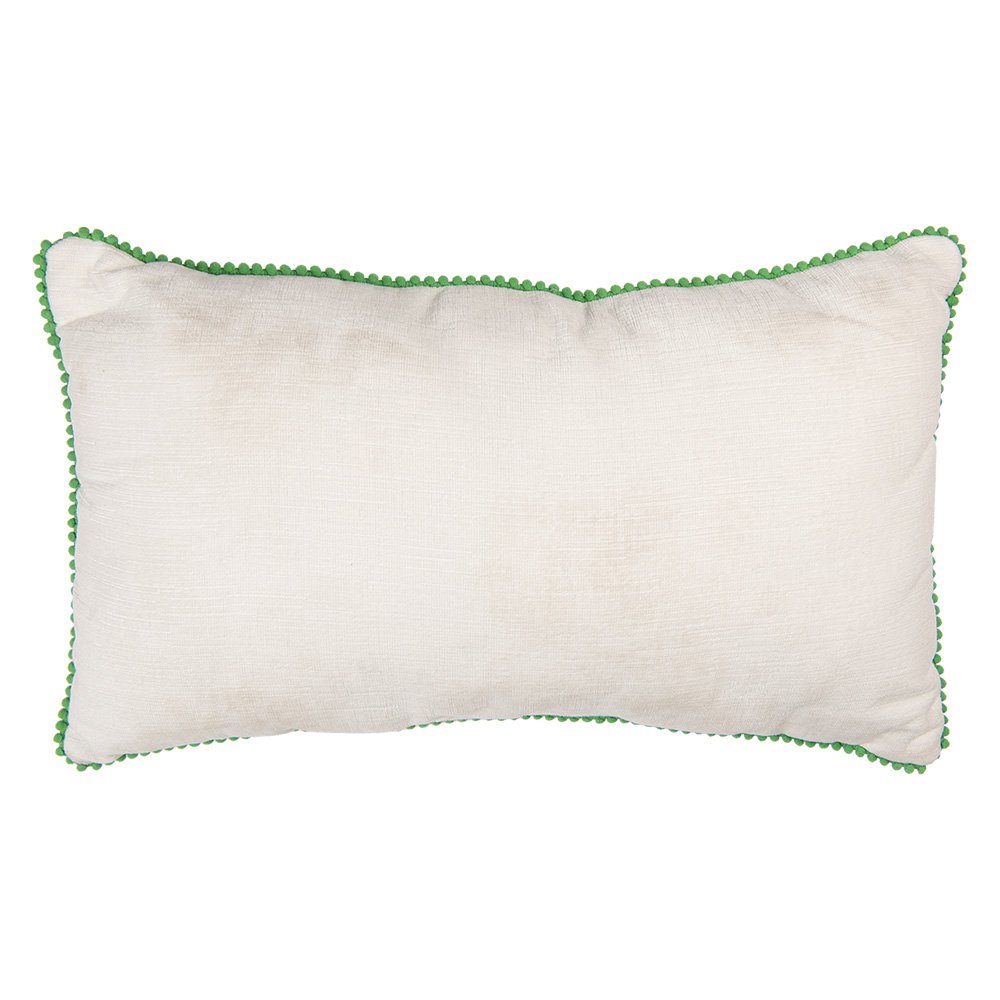 Sierkussen 50x35x4 cm Beige Polyester