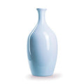 Eco fles 'tinkles' blauw glans h48 d23 cm