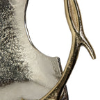Dienblad gewei goud zilver 5x43x30cm