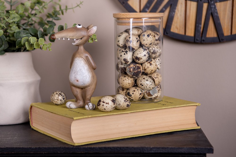 Decoratie Beeld Muis 14 cm Bruin Kunststof