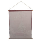 Wandkleed 76x3x97 cm Rood Textiel
