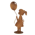 Decoratie Beeld Kind 23x11x46 cm Bruin Metaal