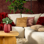 Dutch Decor Zaya - Kussen 45x45 cm - Merlot - rood