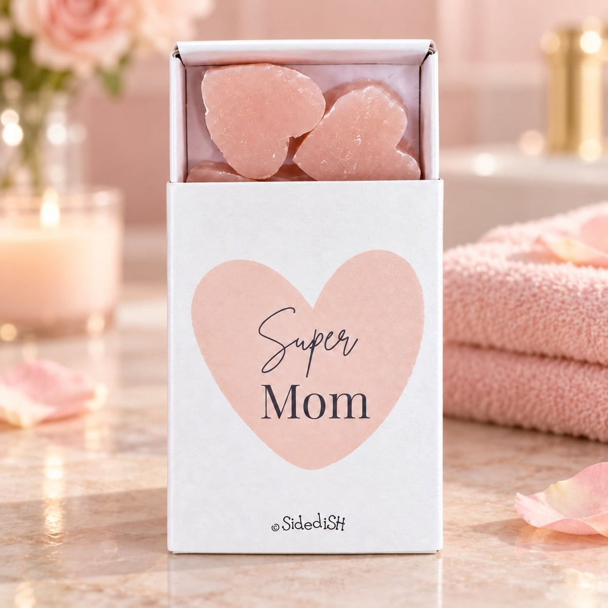 Doosje met zeepjes super mom