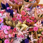 Gedroogde bloemen - Market Meer - Paarse gloed