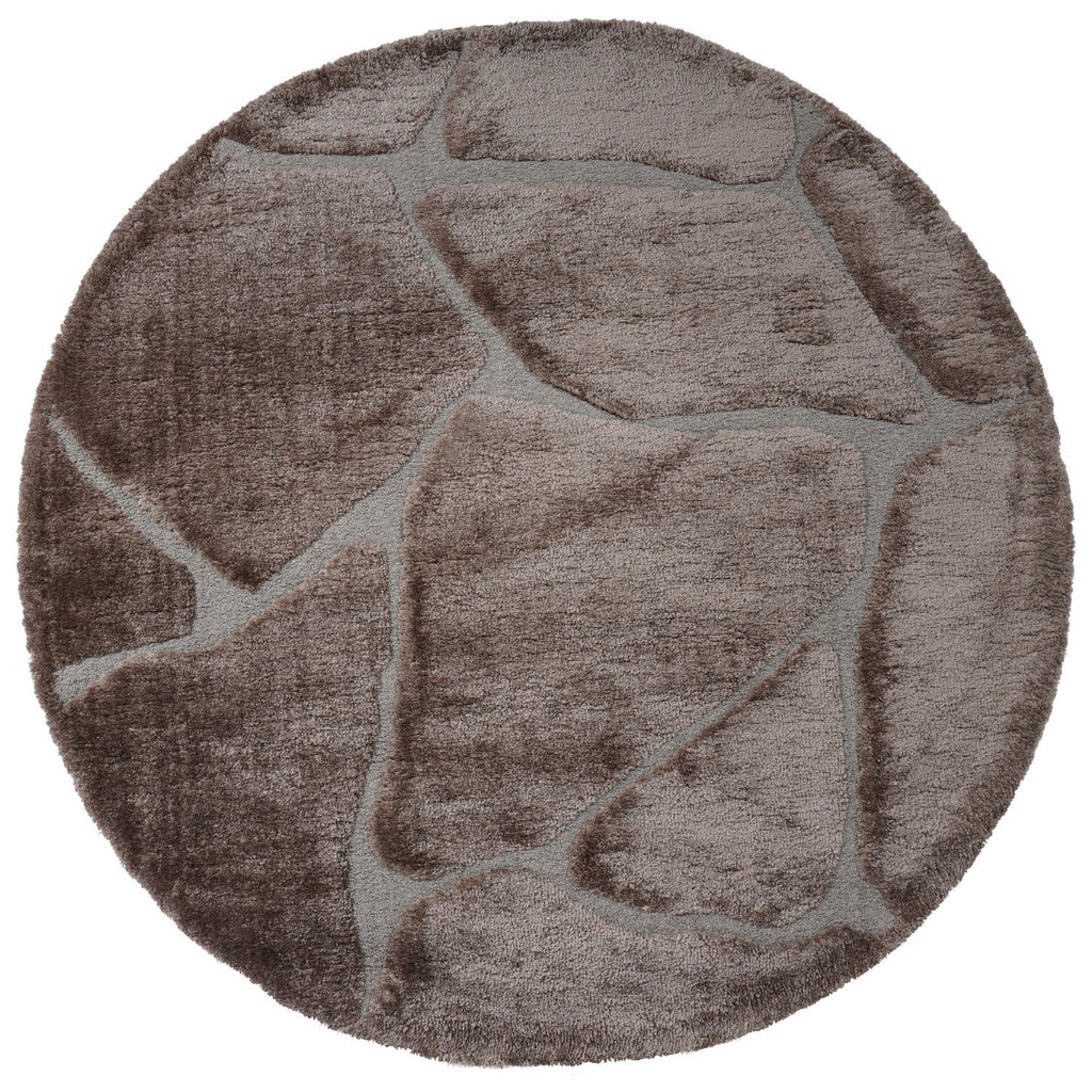 Vloerkleed Macy Bruin Rond ø160 cm